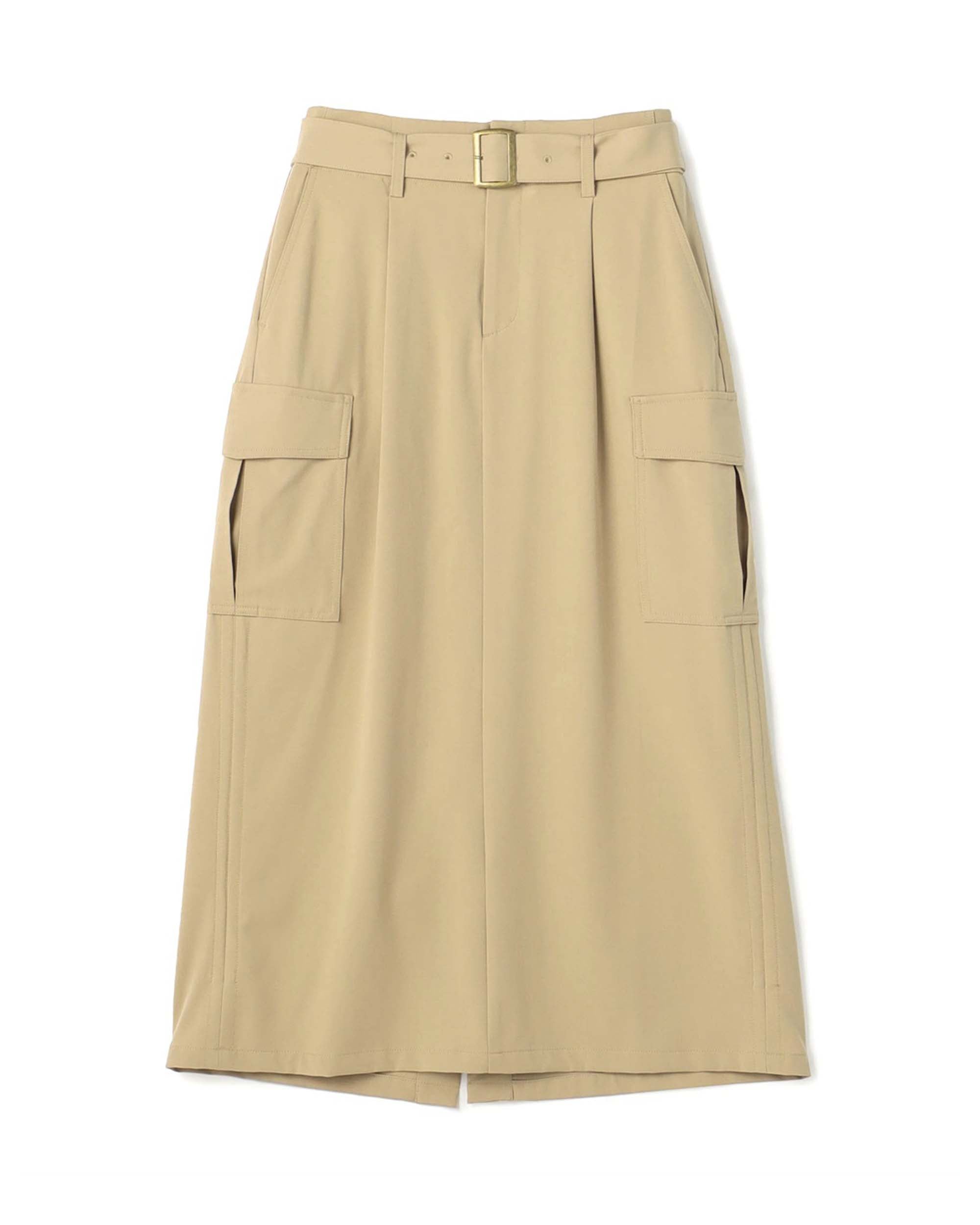 Col Cargo Belted Pencil Skirt