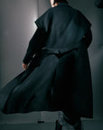 Wool Cap Sleeve Long Gilet
