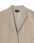 Wool Cap Sleeve Long Gilet