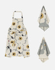 Unikko Anniversary Kitchen Apron & Tea Towels Set