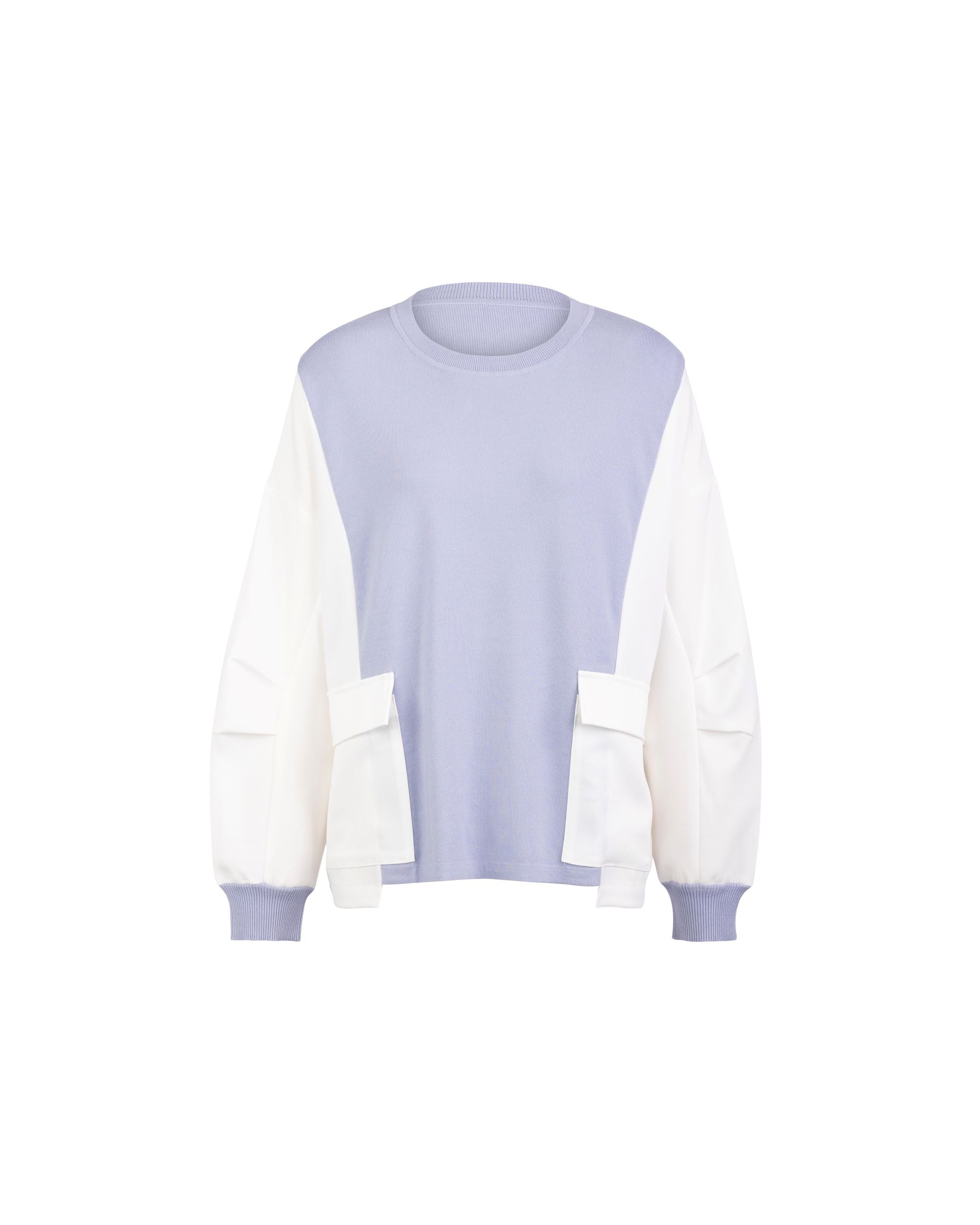 Xmas Capsule- Athena Check Side Pocket Front Knit Top