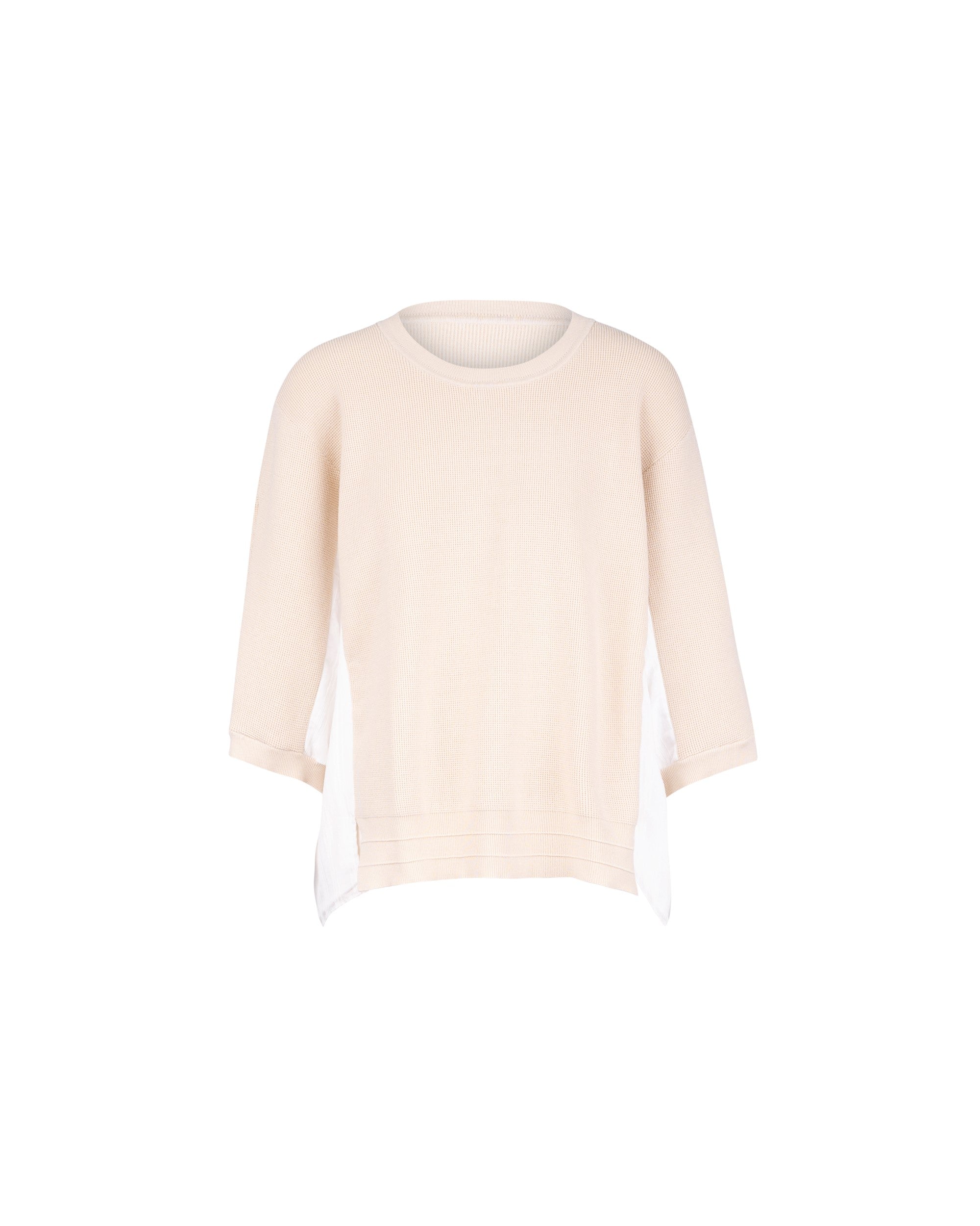 Athena Mix Border Jacq Knit Top
