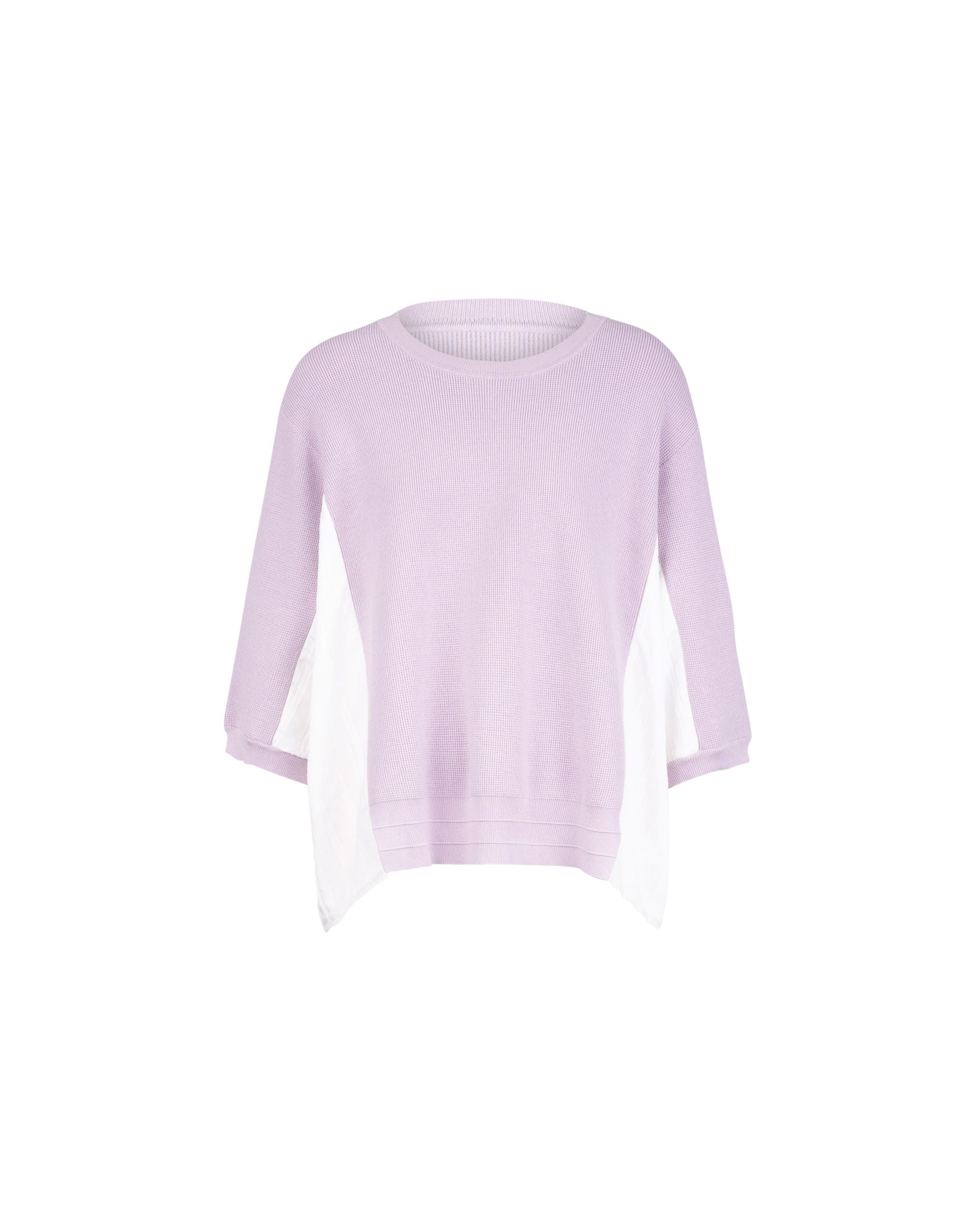Athena Mix Border Jacq Knit Top
