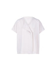 AT Essential - Flip Collar Poly Blouse