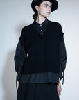 Athena Cutwork Sleeve 2 in 1 Top