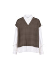 Athena Cutwork Sleeve 2 in 1 Top