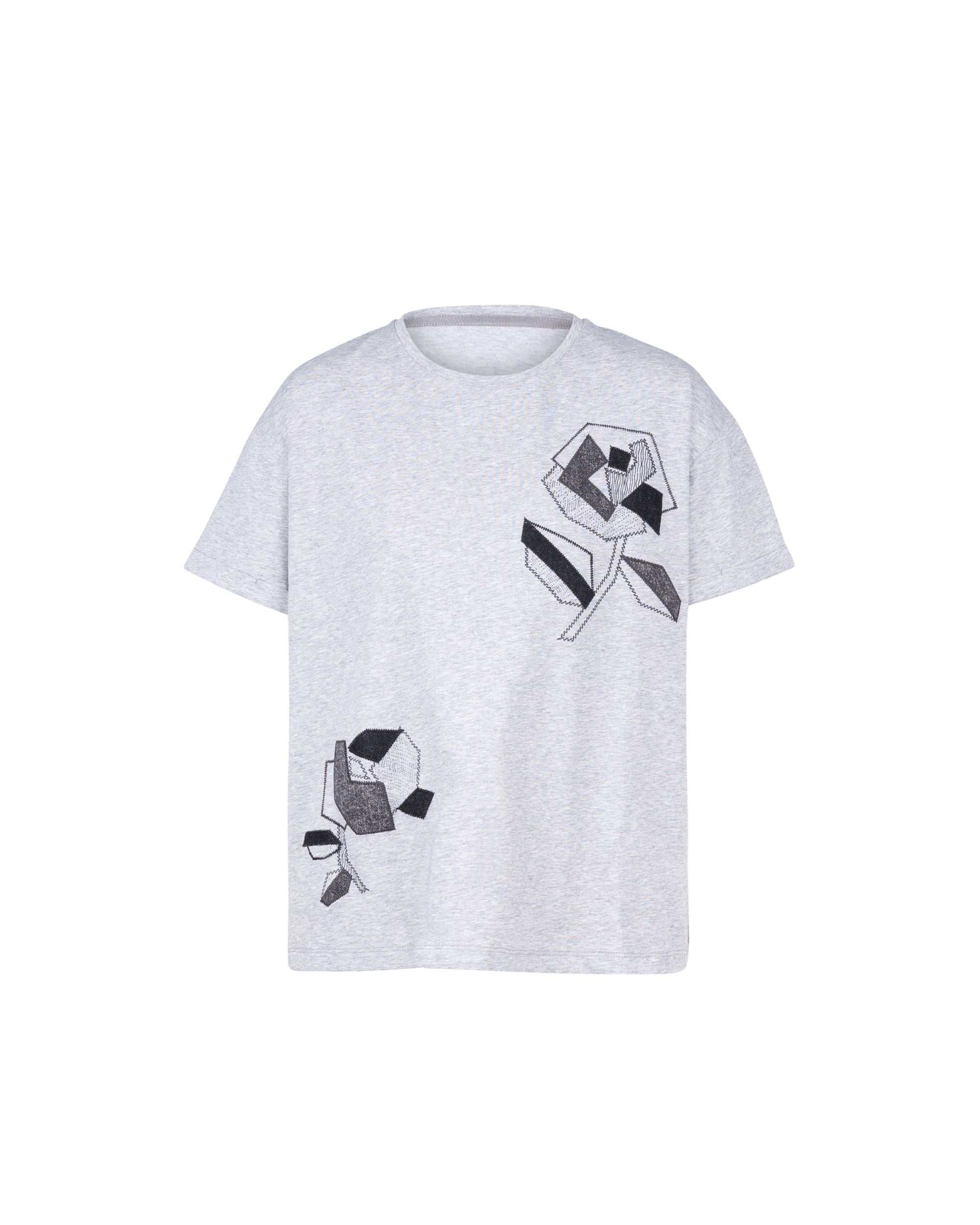 Sorona Cool Tee - Geo Double Rose Patchwork Regular Tee