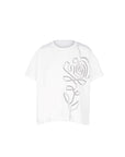Sorona Cool Tee - Tweed Tape Rose Motif Bubble Tee