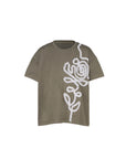 Sorona Cool Tee - Tweed Tape Rose Motif Bubble Tee