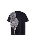 Sorona Cool Tee - Denim Fafa Motif Bubble Tee