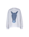 Horse Patchwork & Motif French Terry Sweatshirt
