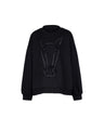 Horse Patchwork & Motif French Terry Sweatshirt
