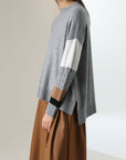 Cashmere Asymmetric Pattern Knit