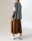 Cashmere Asymmetric Pattern Knit