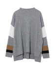 Cashmere Asymmetric Pattern Knit