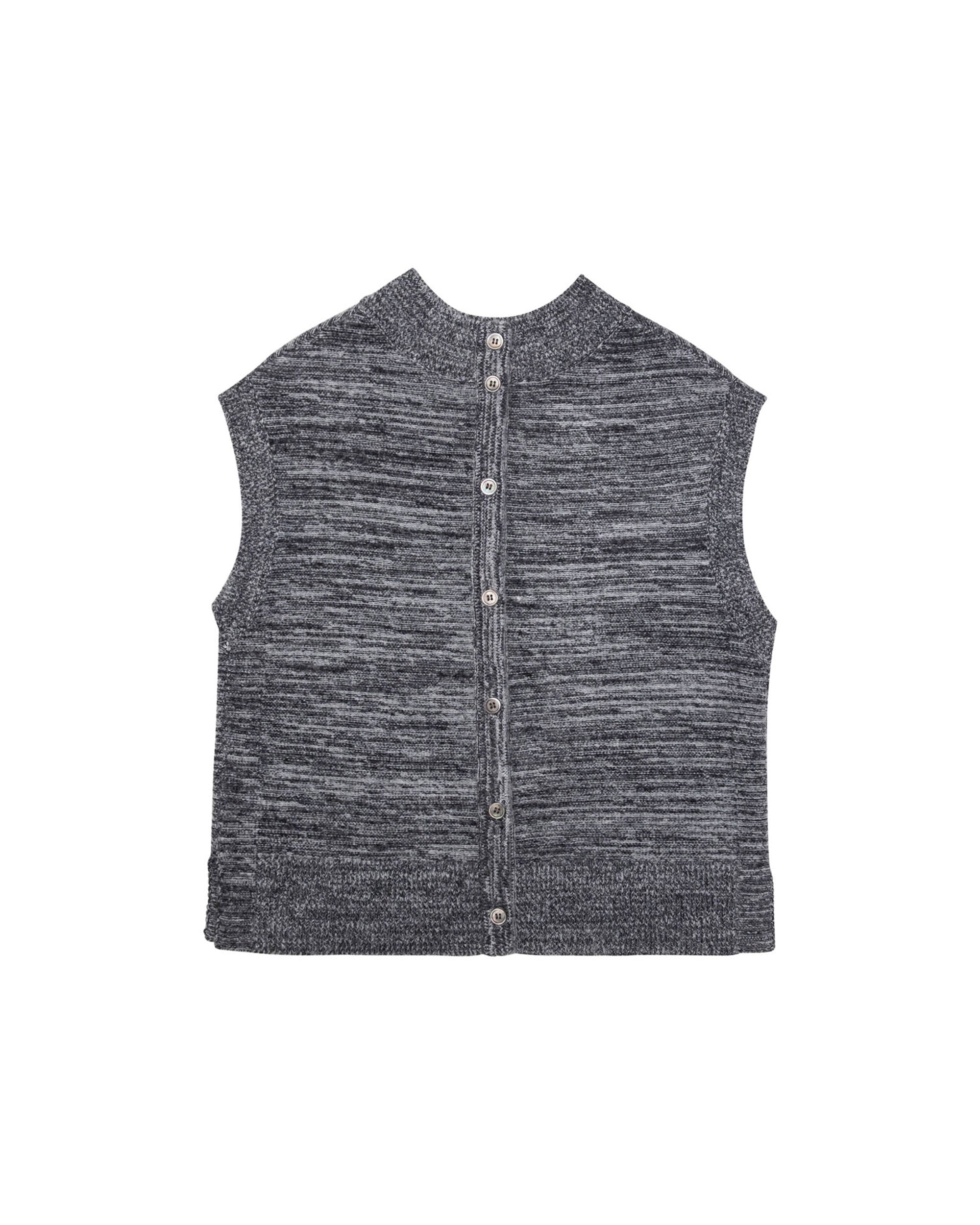 Mix Yarn Knit Vest