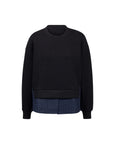 Air Compact Mix Denim 2 In 1 Sweatshirt