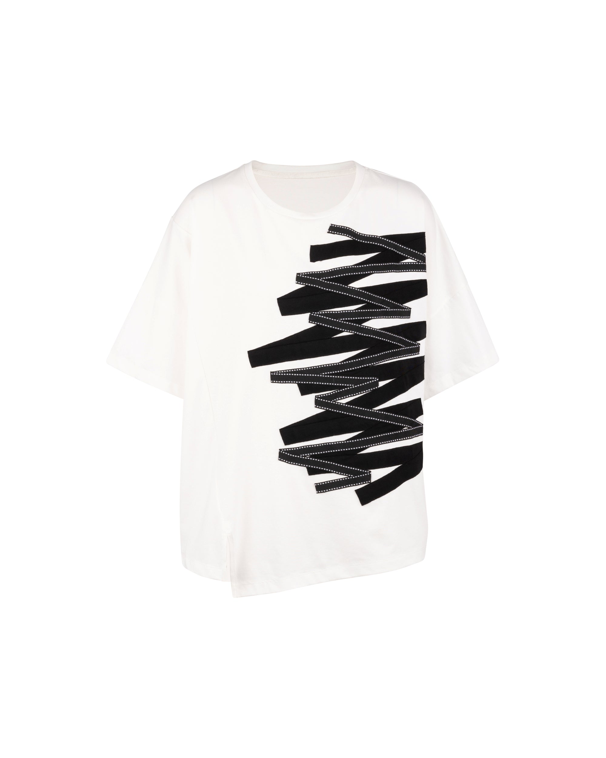 Summer Cool Tee - Zigzag Ribbon Tee