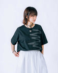 Summer Cool Tee - Zigzag Ribbon Tee