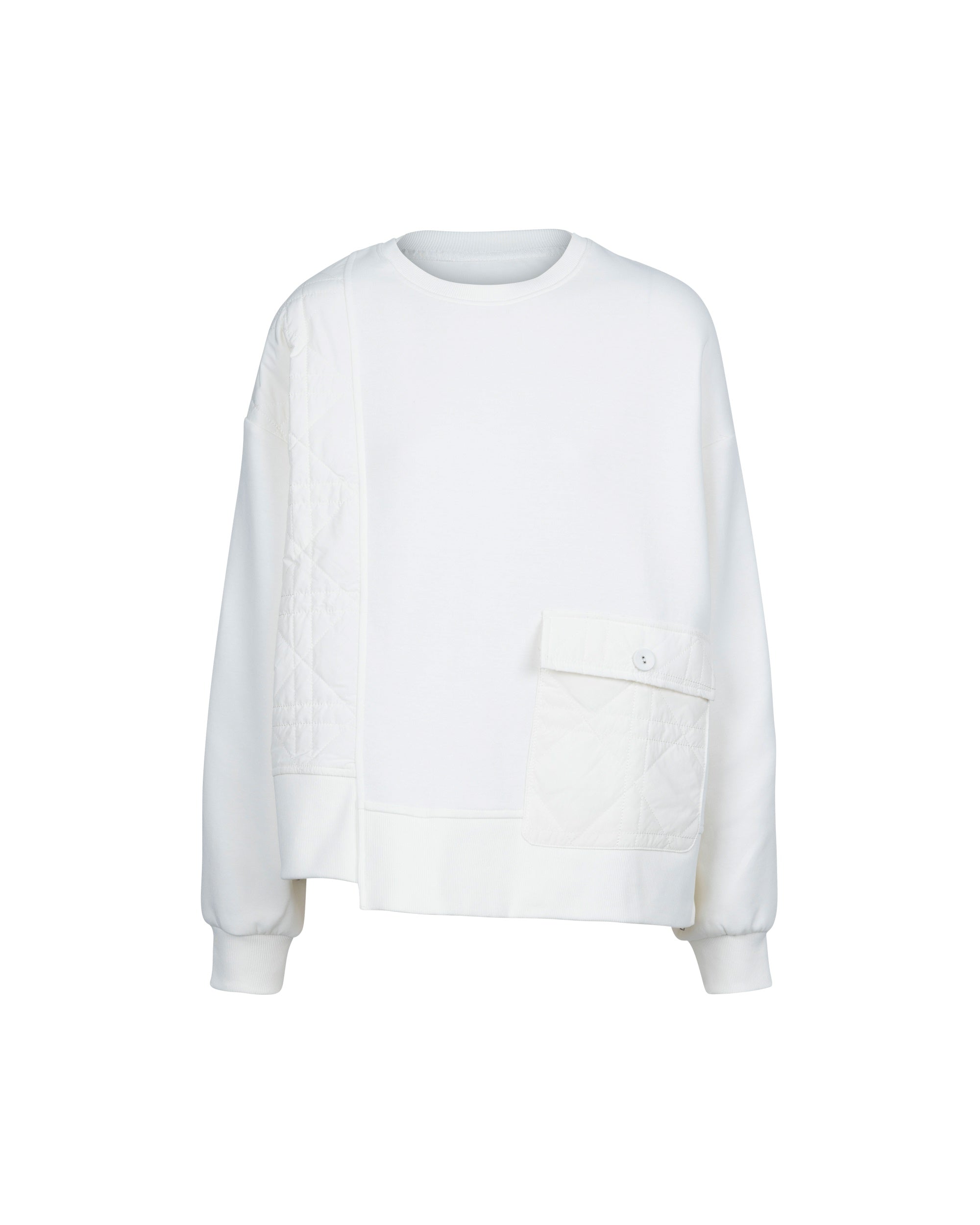 Pocket Ront Padded Sweatshirt