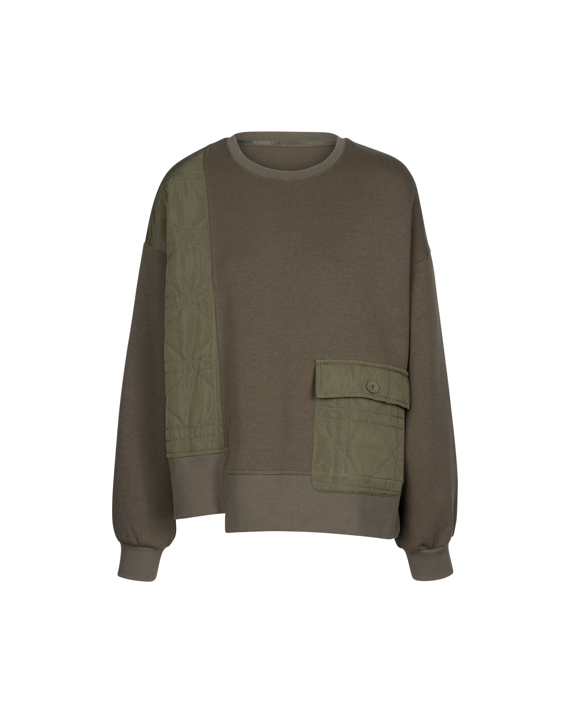 Pocket Ront Padded Sweatshirt