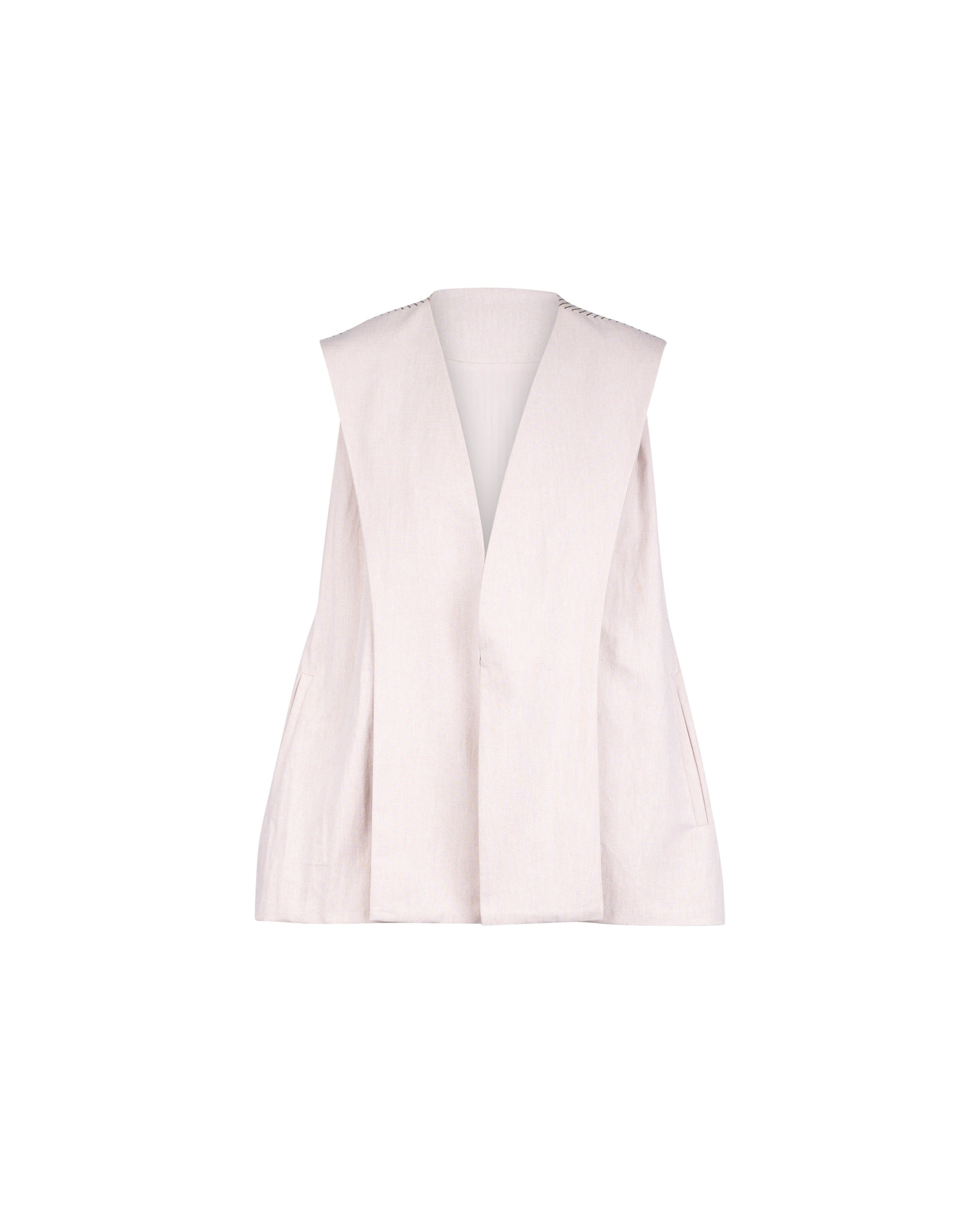 AT Essential - Eco Linen Liked Gilet