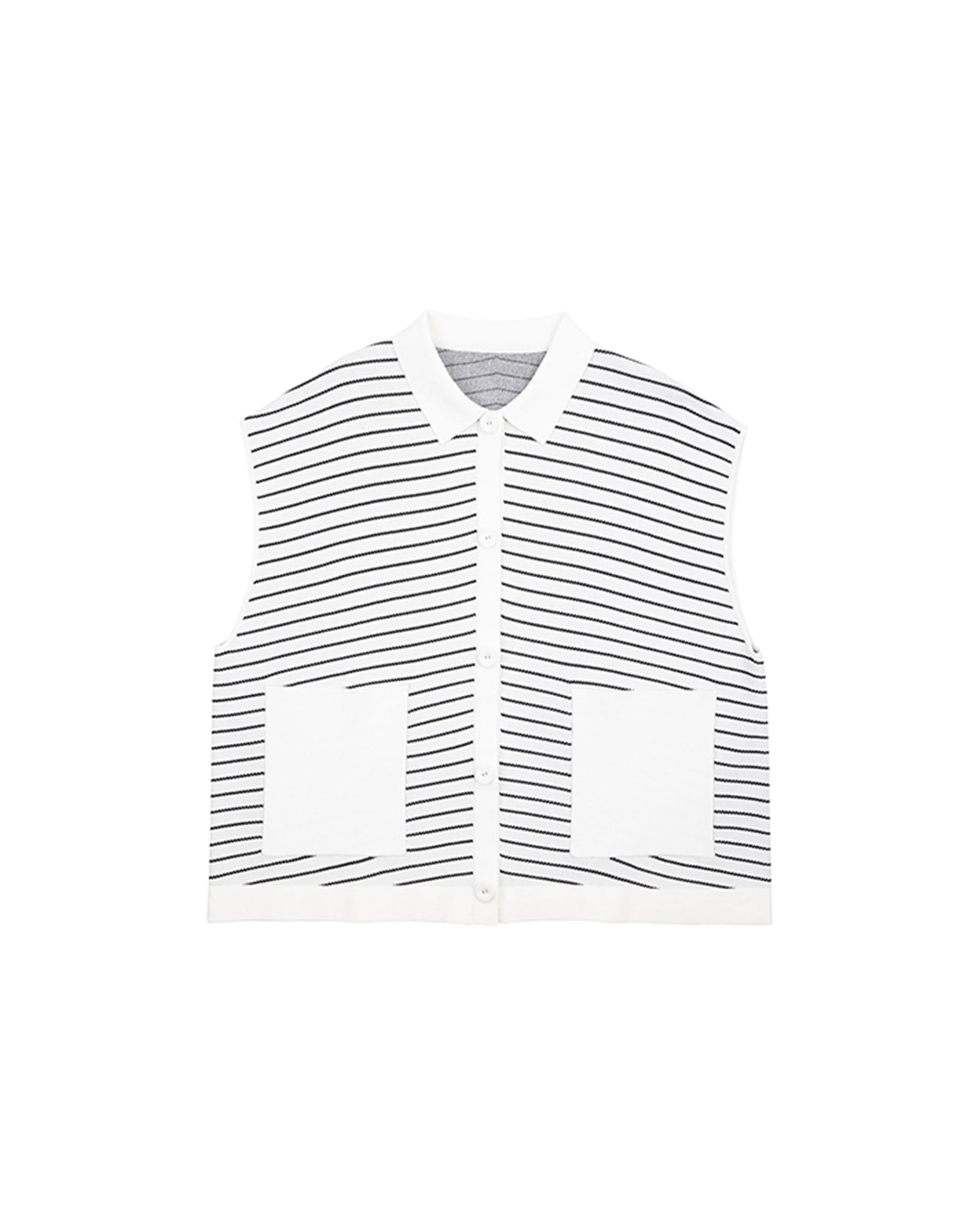 Athena Border Boxy Vest