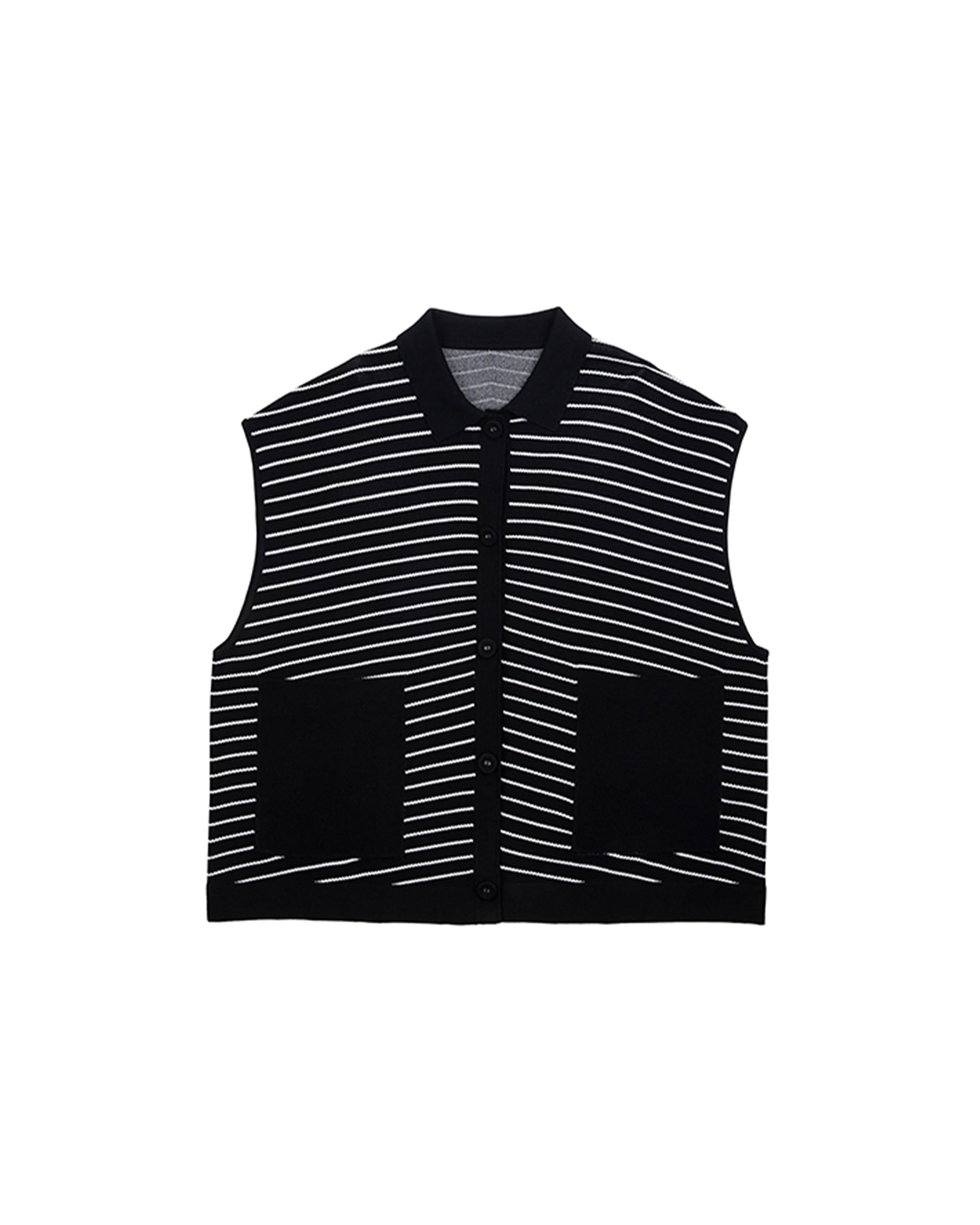 Athena Border Boxy Vest
