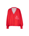 Horse Gradation Embroidery Double Face Cardigan