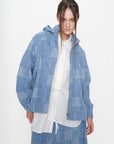 Denim Button Side Jacket