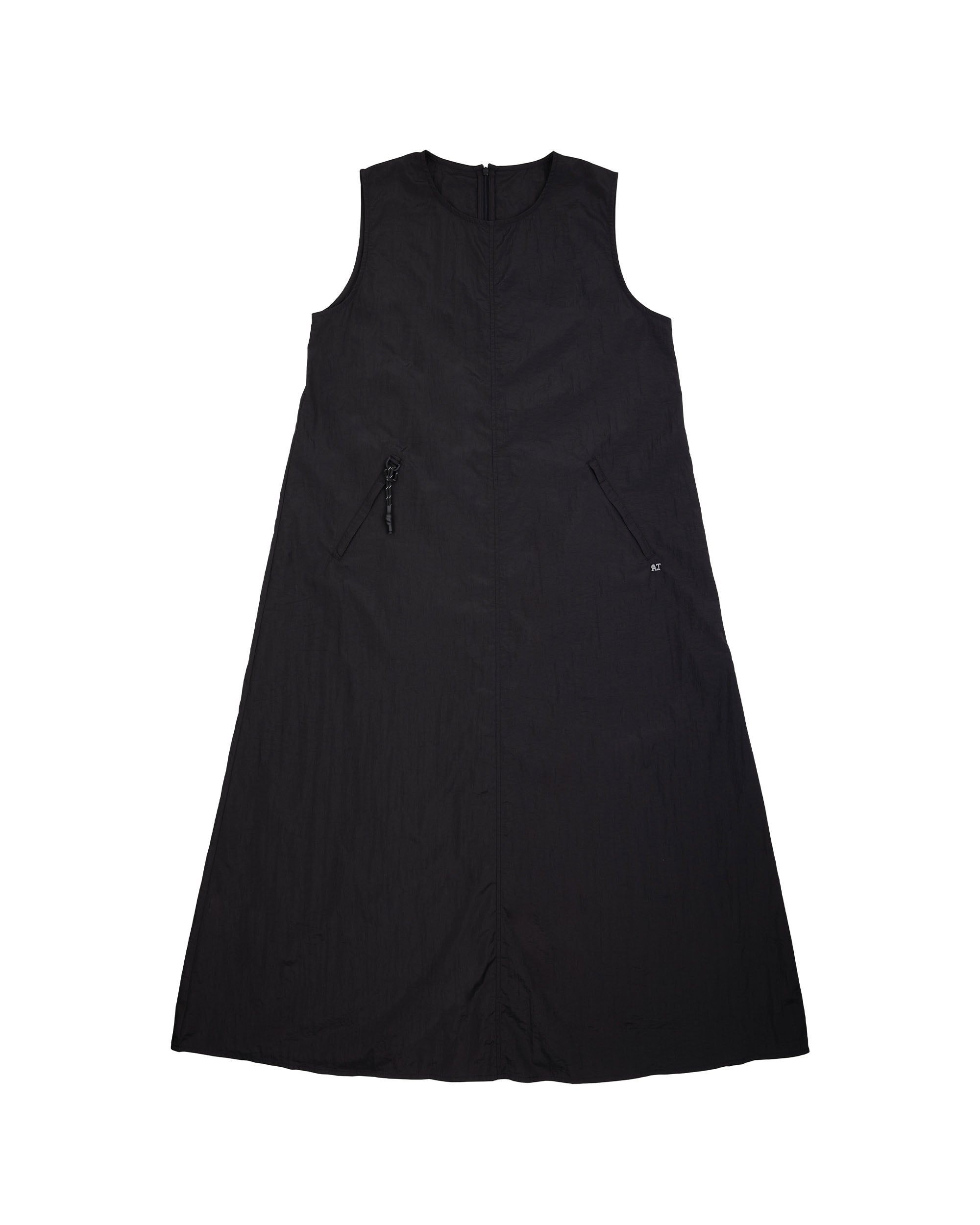 A.T OUTDOOR Nylon Zip Pocket Sleeveless Dress