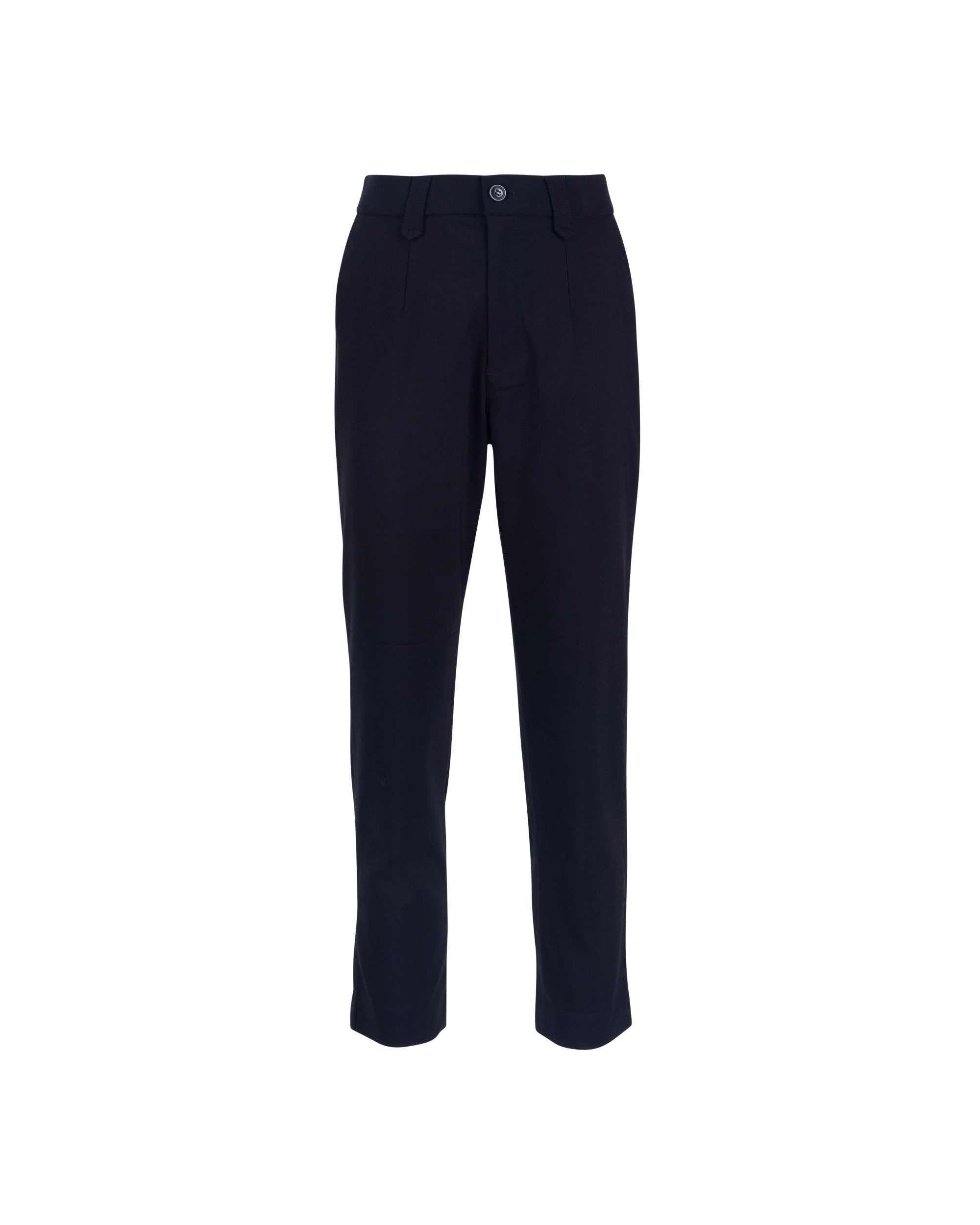 Brushed Rayon Nylon Stretchy Taper Pant