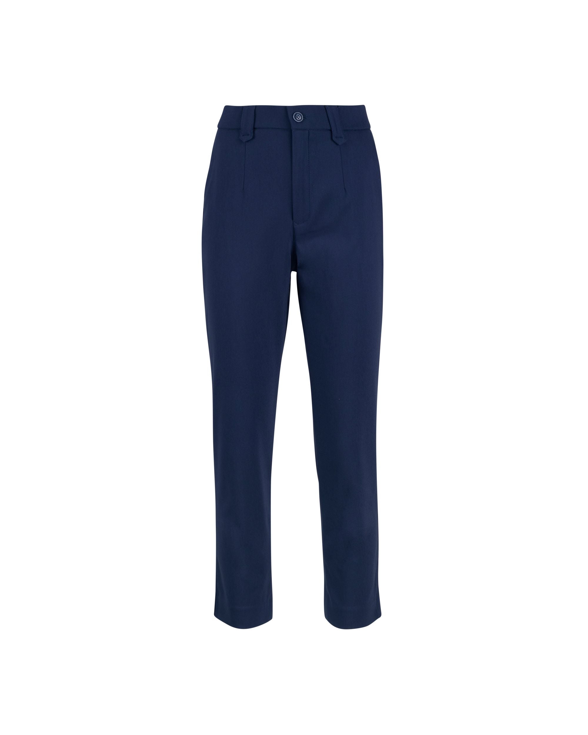 Brushed Rayon Nylon Stretchy Taper Pant