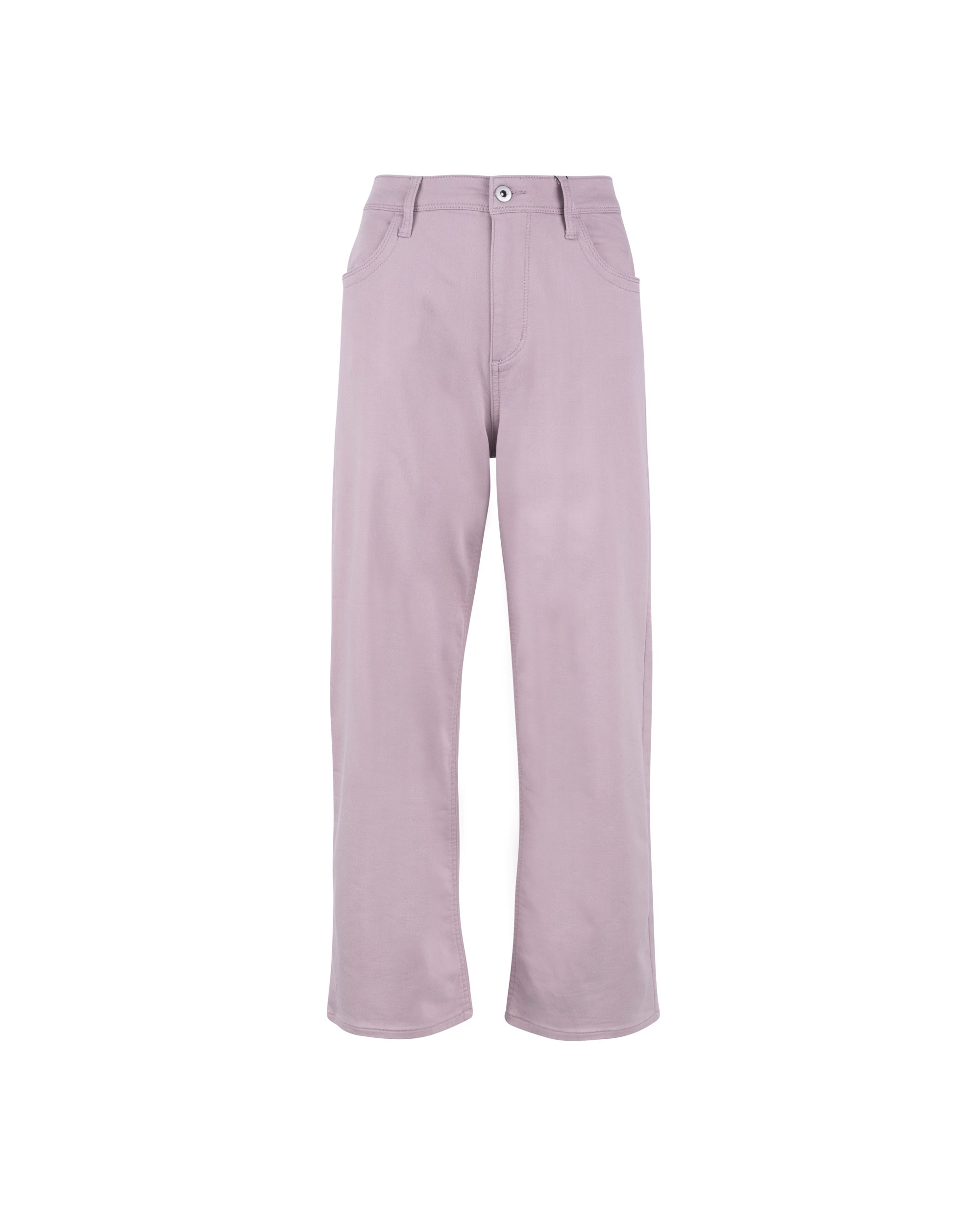 Brushed Denim Stretchey Wide Pant