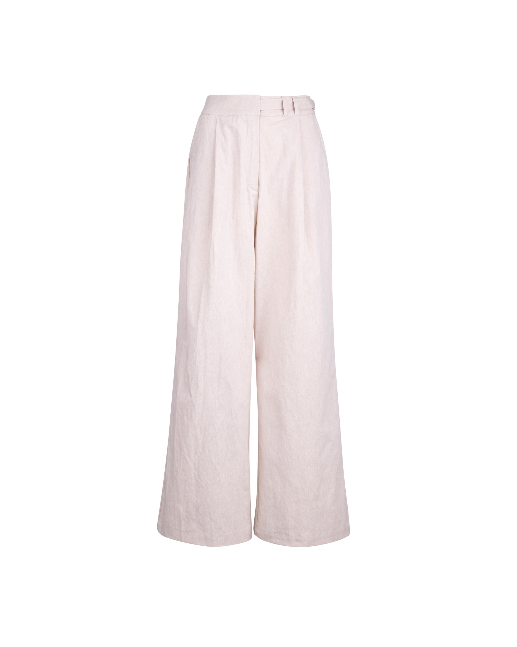 AT Essential - Eco Linen Liked Wide Pants