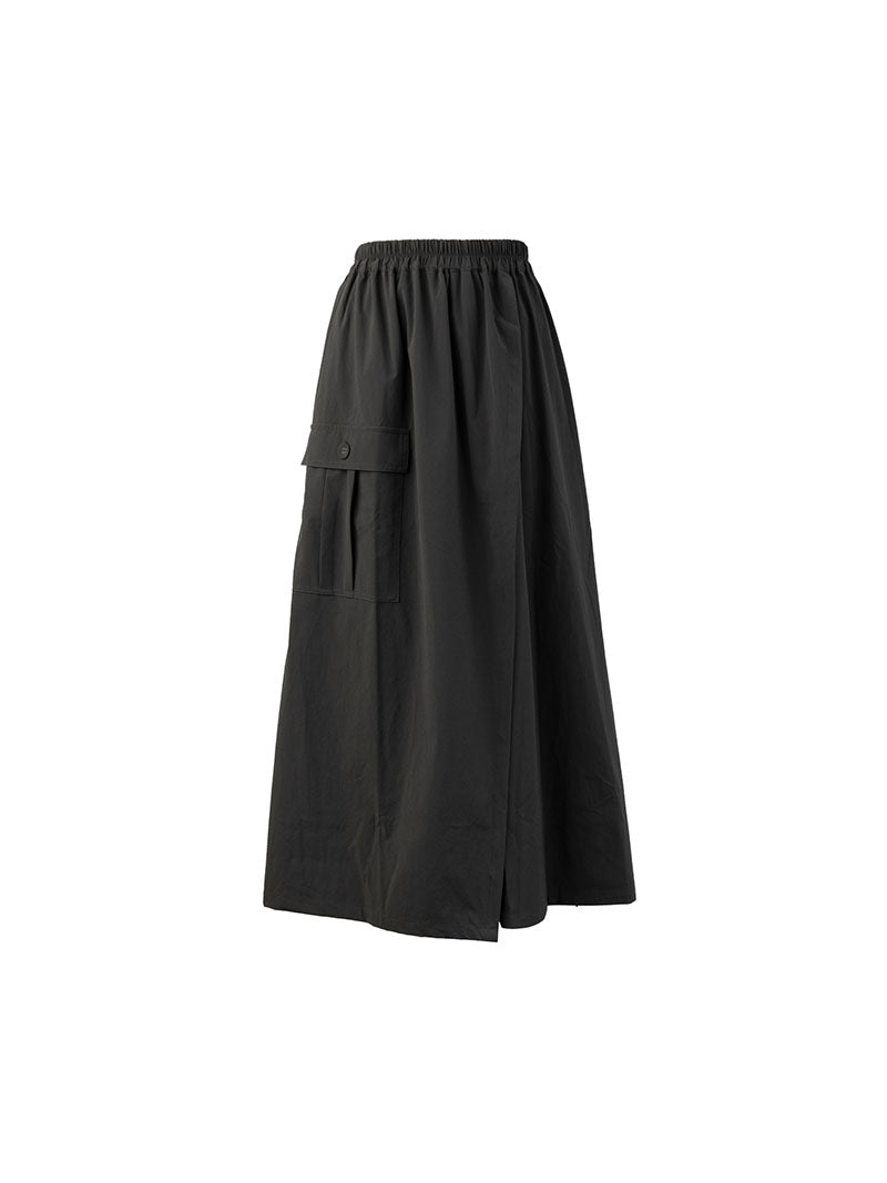 Cool Touch Recycled Stretchy Nylon Cargo Culotte