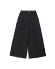 A.T OUTDOOR Nylon Button Side Wide Pant