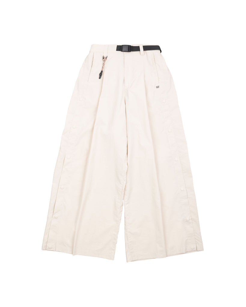 A.T OUTDOOR Nylon Button Side Wide Pant