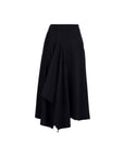 Xmas Capsule- Asy Hem Flare Check Skirt