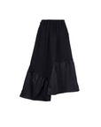 Air Compact Mix Nylon Asy Hem Maxi Skirt