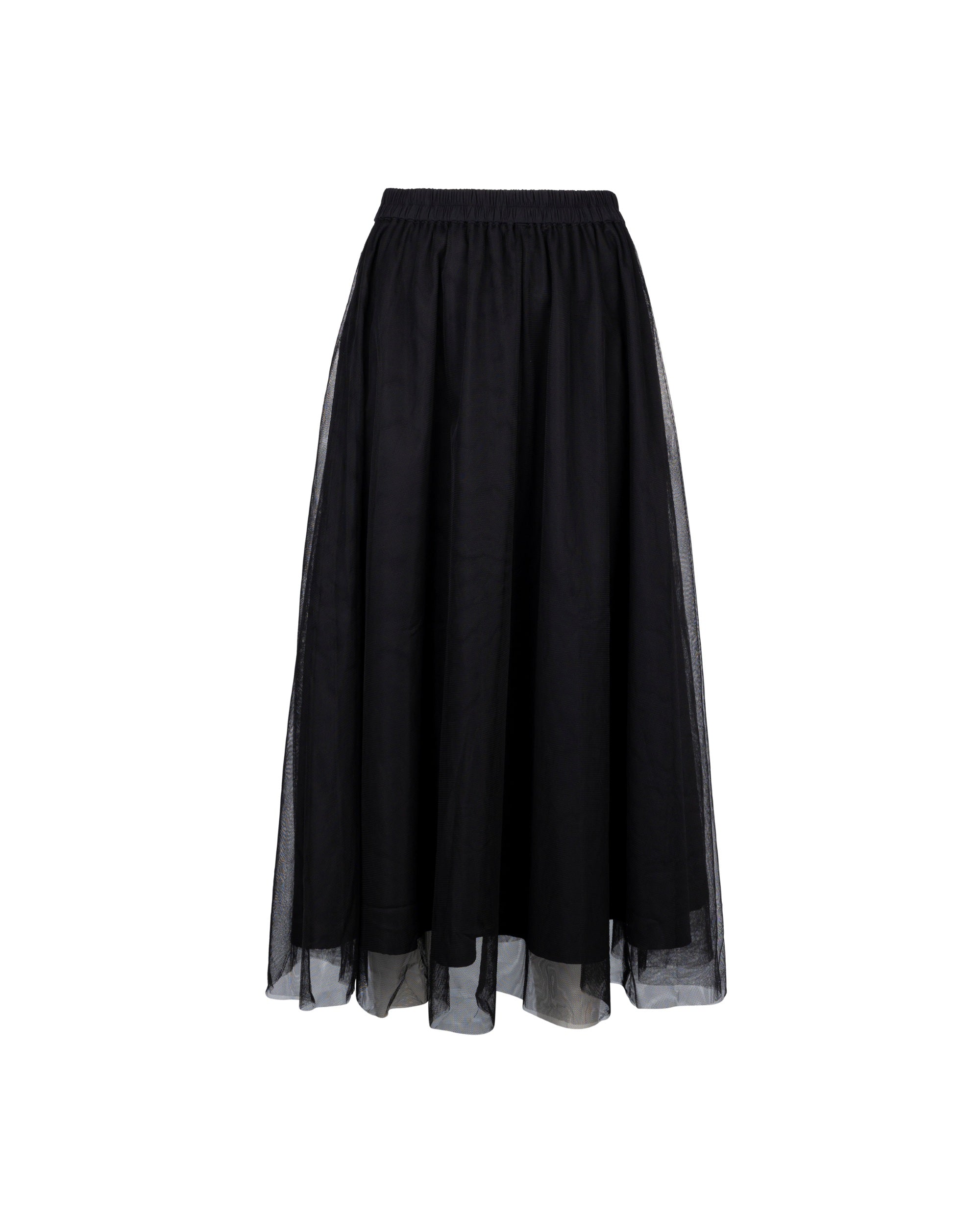 Reversible Nylon Mesh Layer Skirt
