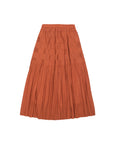Grid Mixed Pleat Skirt