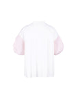 Coolmax Bubble Sleeve Pleated Back Blouse