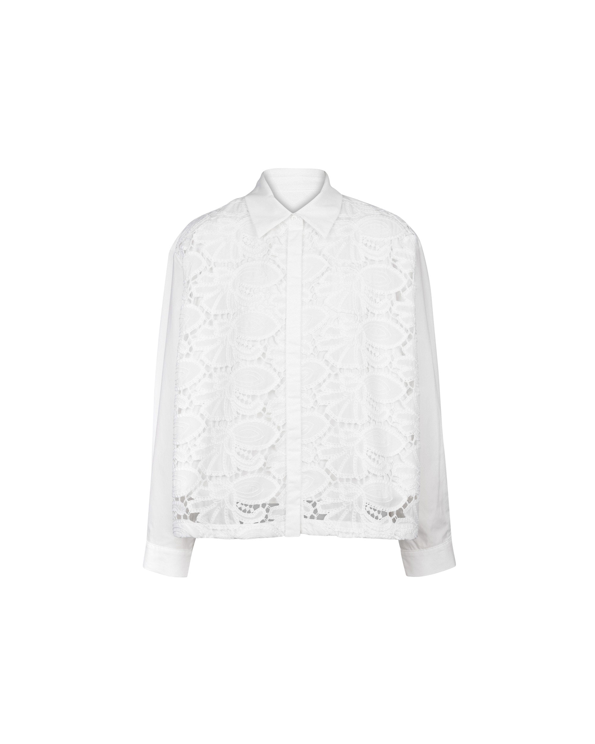 Cutwork Lace Shirt Jacket