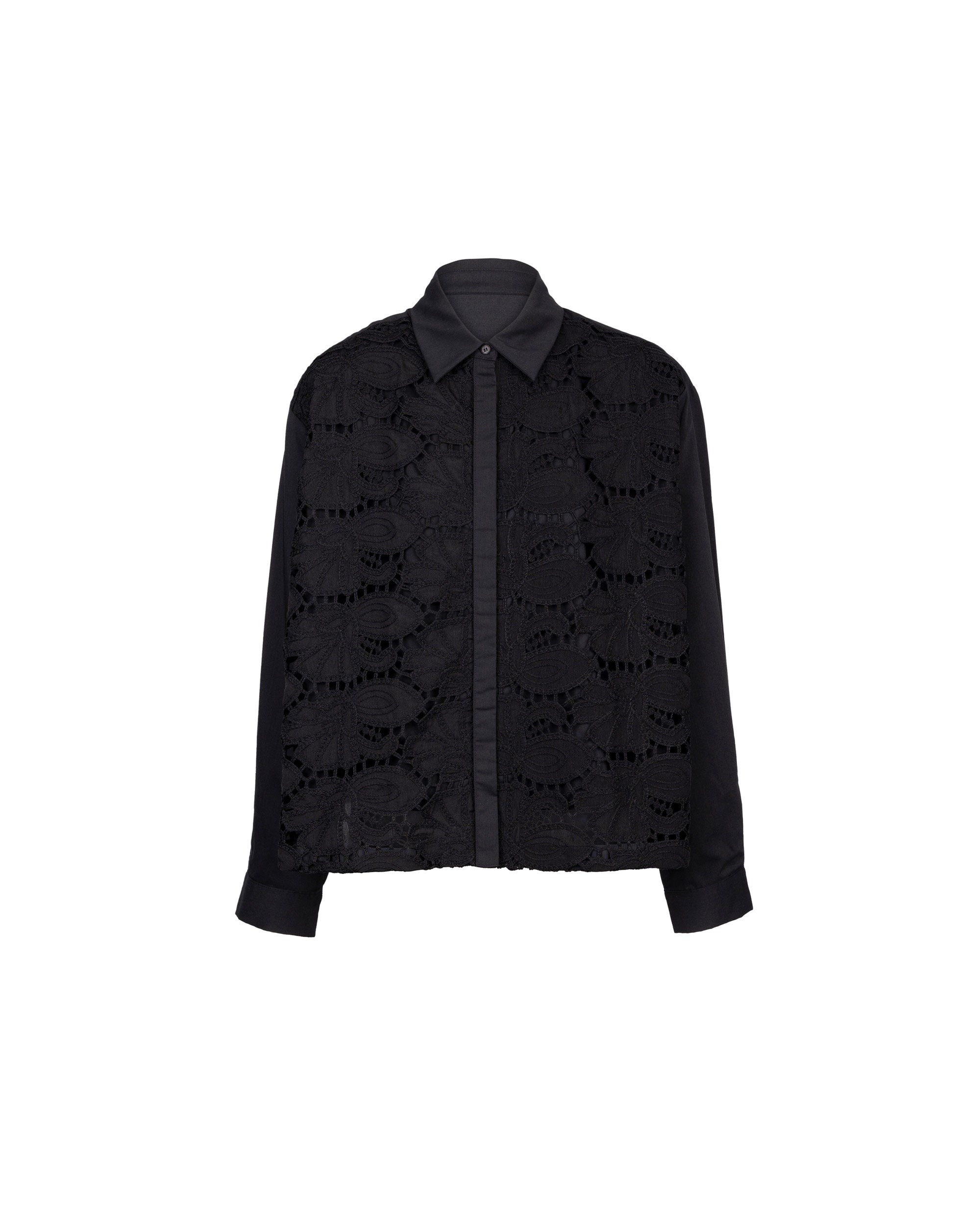 Cutwork Lace Shirt Jacket