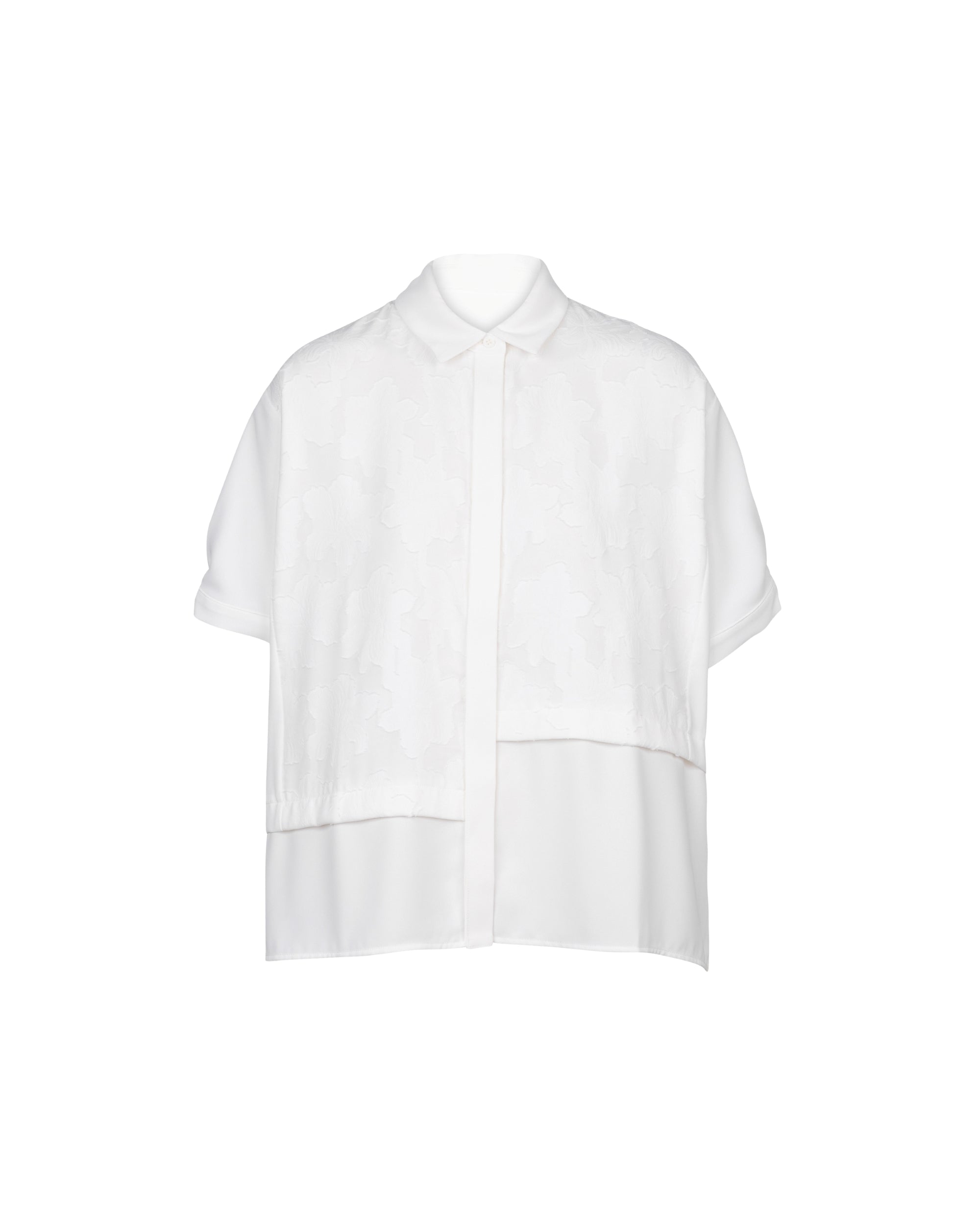 Jacquard Panel Blouse