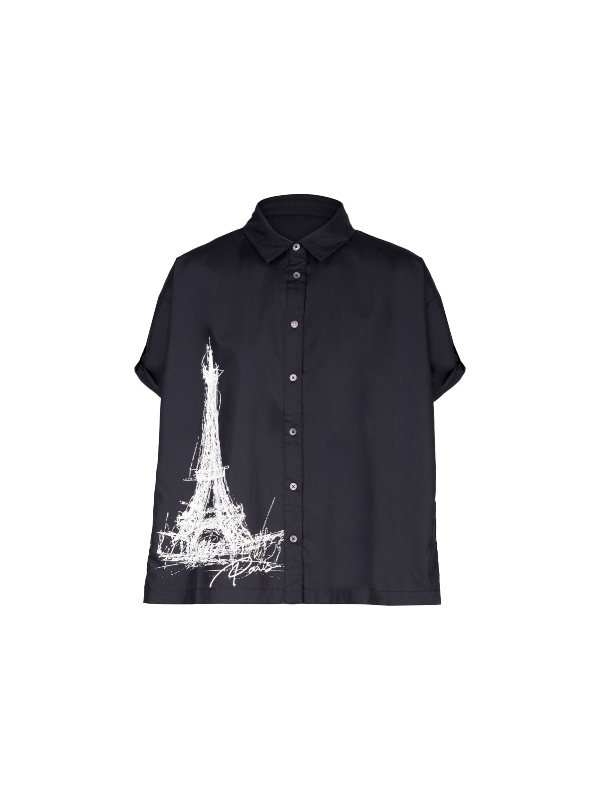 Paris Sketch Capsule - Eiffel Tower Boxy Blouse