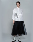 Paris Sketch Capsule - Eiffel Tower Tunic Blouse