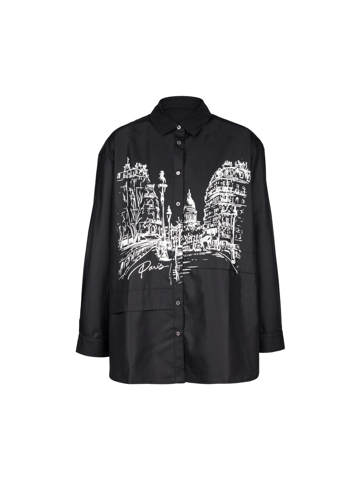 Paris Sketch Capsule - Paris Landscape Tunic Blouse