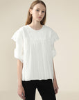 2 Layer Cutwork Sleeve Blouse